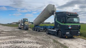 daf met kalktank en/of schuimaarde